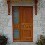 porte-exterieure-bois-sur mesure- porte d'entrée